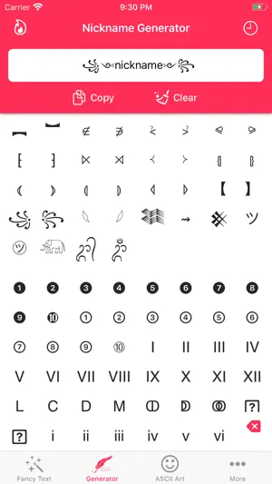 Fancy Text Symbols screenshot 3