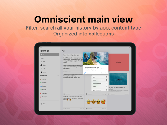 Clipboard Manager - PastePal iPad app afbeelding 4