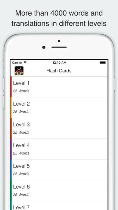Vocabulary English to German Screenshot