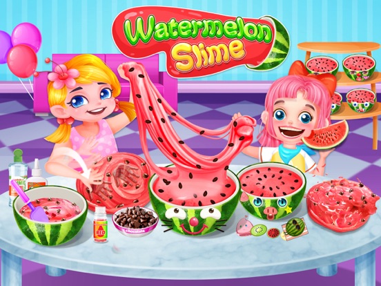 Creative Watermelon Slime Fun iPad screenshot