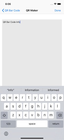 QR BAR Code Reader (Maker) iPhone screenshot