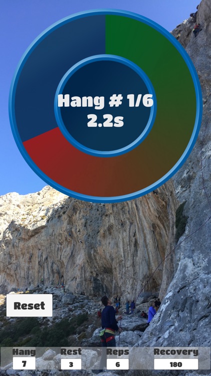 Hangboard timer