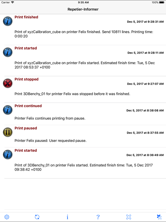 Screenshot #4 pour Repetier-Informer