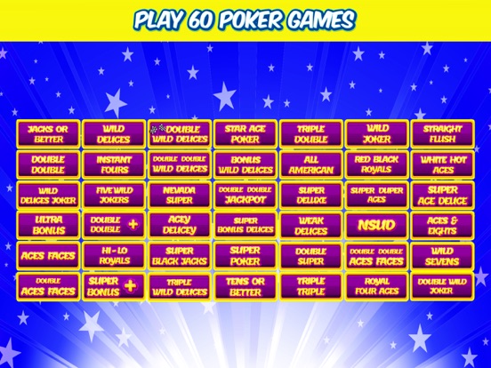 Screenshot #4 pour 60 in 1 - Video Poker Games