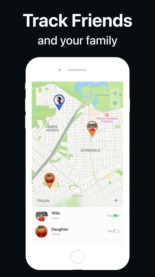 #1. Find my Phone – Family Locator (iOS) Podle: Uladzislau Nasonau