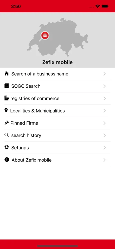 Zefix mobile