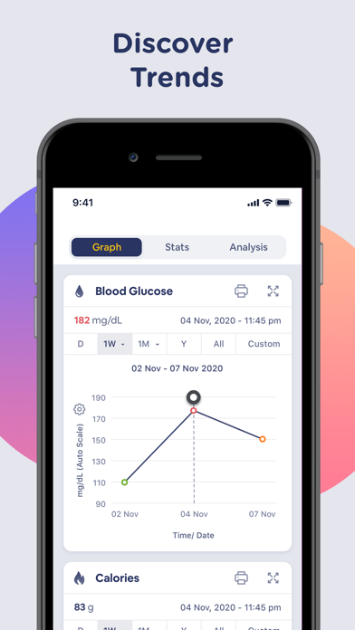 Blood Sugar Monitor Glucobyte Screenshot