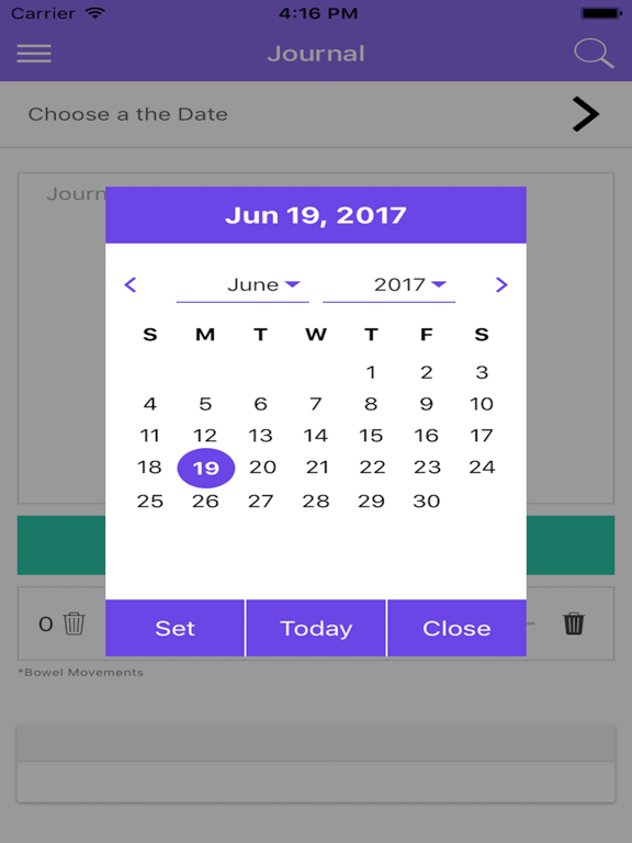 Screenshot #6 pour Crohn’s Tracker: Food & IBD