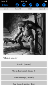 Dungeons and Decisions RPG screenshot