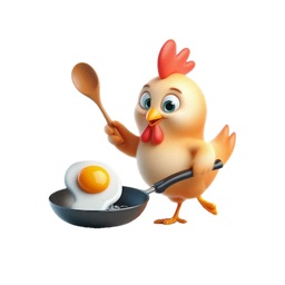 Chicken Fried Egg Stickers