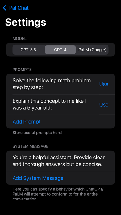 Pal Chat - AI Chat Client screenshot