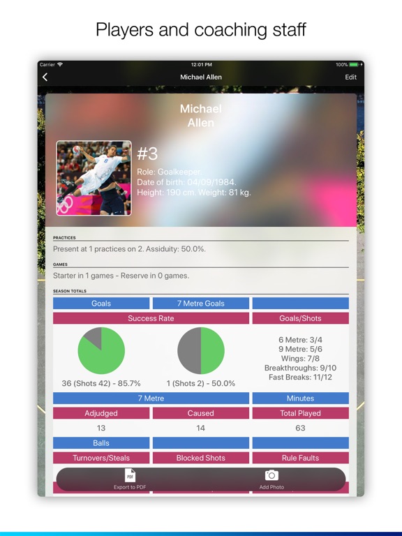 Assistant Coach Handball iPad screenshot 4 - Sports app