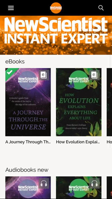 Screenshot #1 pour New Scientist Instant Expert