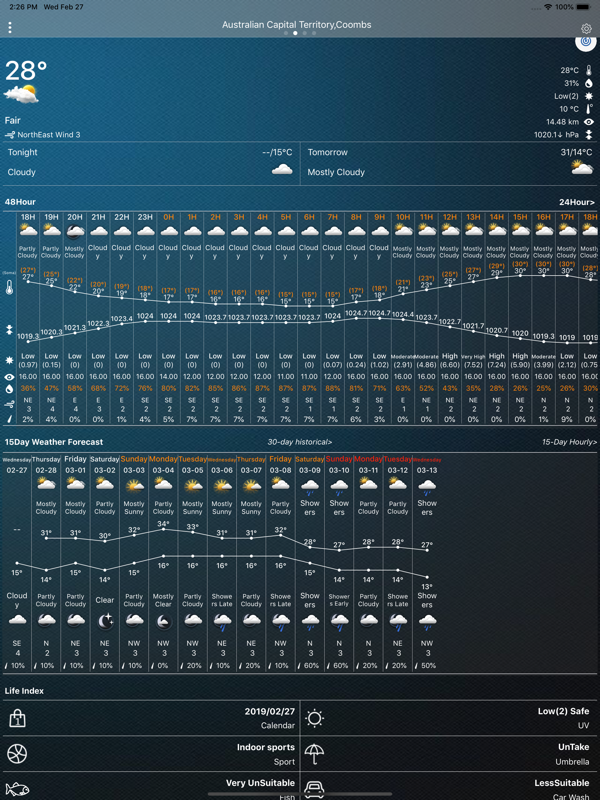 Weather Pro - rain radar
