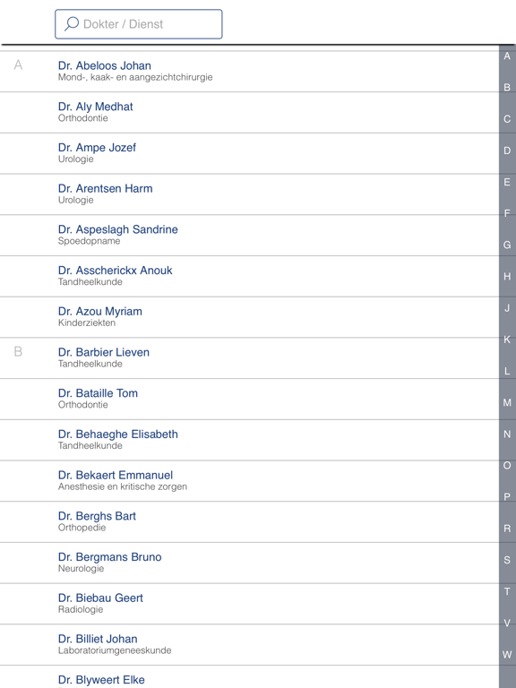 Screenshot #4 pour Artsenlijst AZ Sint-Jan