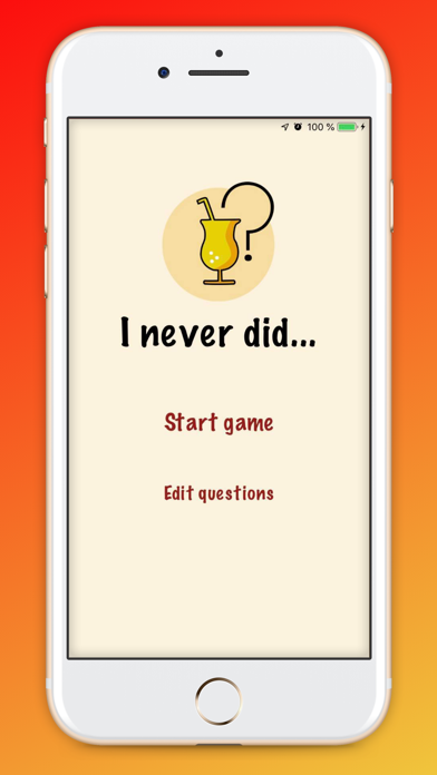 Never Have I Ever – Party app screenshot