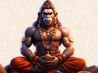 Lord Hanuman 3D Stickers