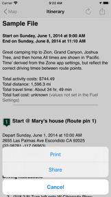 Road Trip Planner™ screenshot