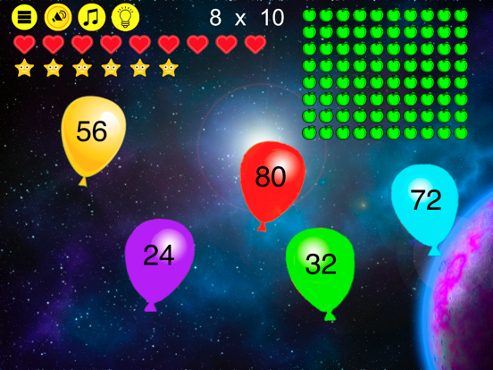 Screenshot #6 pour Times Tables Balloon Pop
