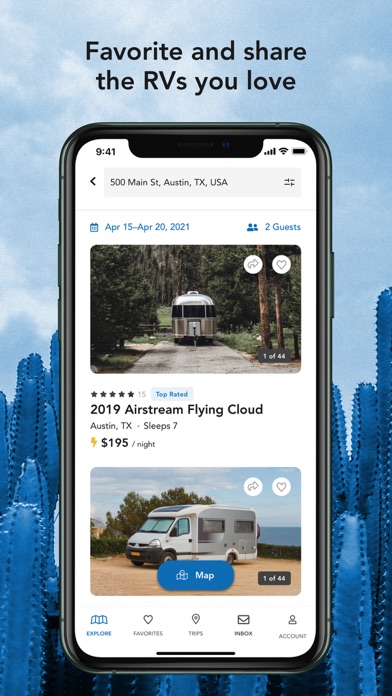RVshare - RV Rentals Screenshot
