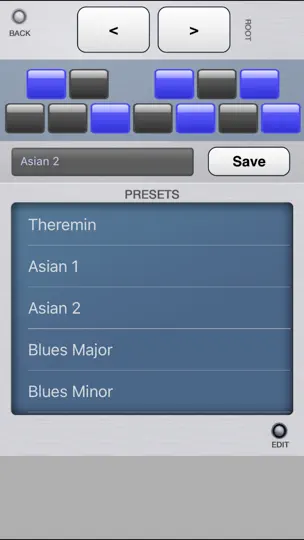 Скриншот GyroSynth на iPhone 3