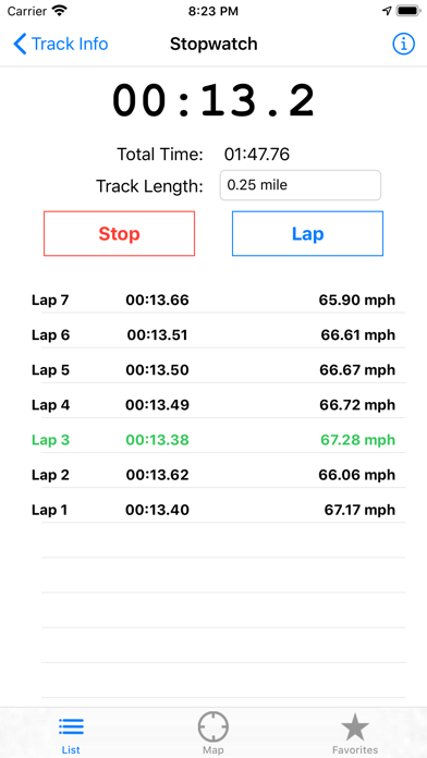 Texas Race Tracks iPhone screenshot 6 - Sports app
