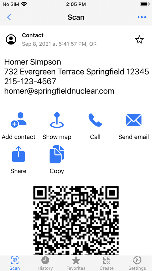 #3. QR Code Reader + QR Scanner (iOS) Podle: Gamma Play Limited