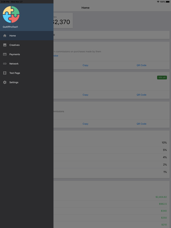 App screenshot