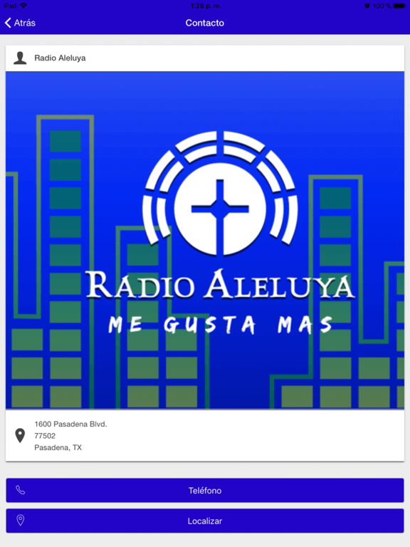 Radio Aleluya Houston iPad screenshot 4 - Lifestyle app