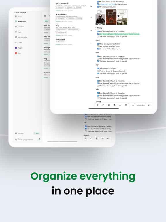 Screenshot #6 pour Notesnook: Private note taking