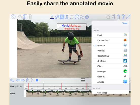 MovieMarkup iPad screenshot