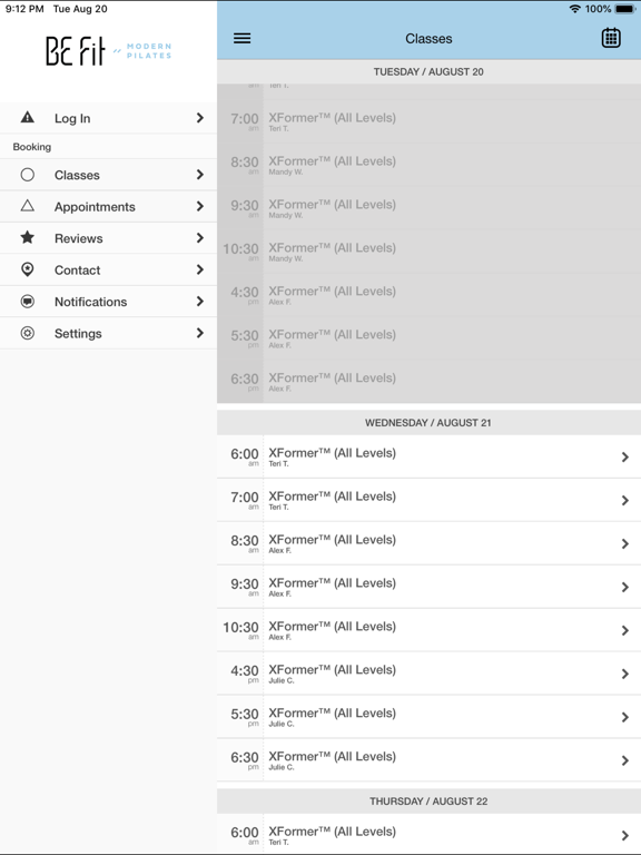 Screenshot #4 pour BE Fit | Modern Pilates