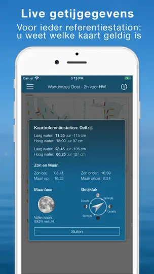 Screenshot von Strömungsatlas Europa auf dem iPhone 4