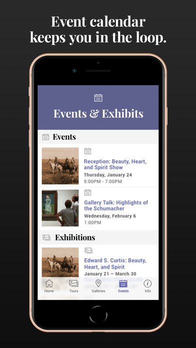 The Schumacher Gallery App iPhone screenshot 5 - Reference app