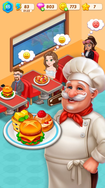 Happy Merge Travel: Cooking screenshot-4