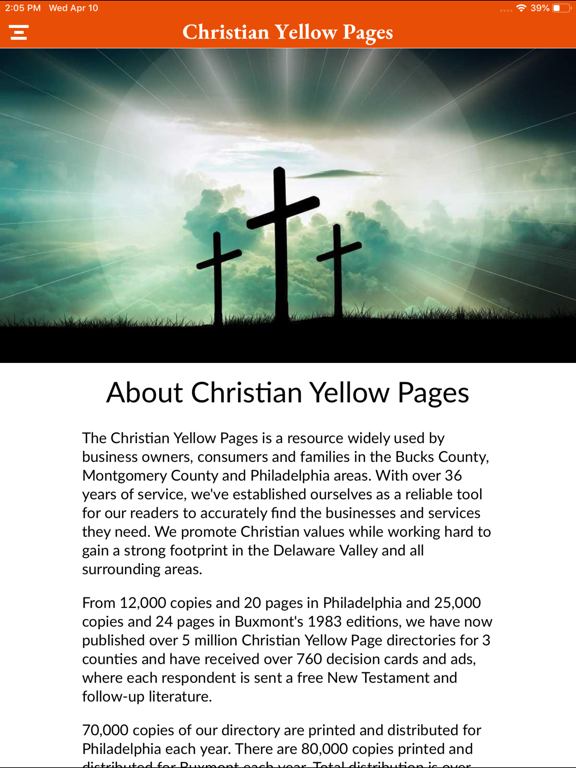 Christian Business Guide iPad screenshot 2 - Business app