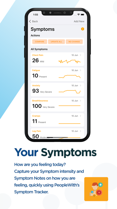 PeopleWith - Symptoms & Health Screenshot