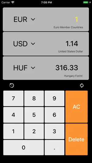 iCurrency Exchange Pro screenshot 1