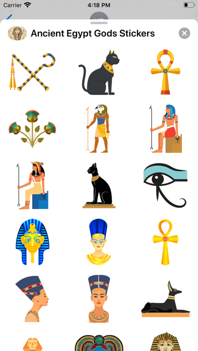 Screenshot #3 pour Ancient Egypt Gods Stickers