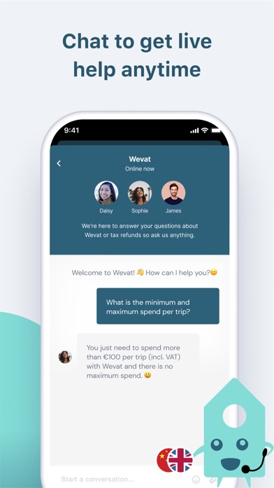 Wevat Tax Refund Screenshot
