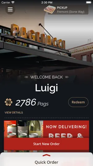 Pagliacci Pizza screenshot 1