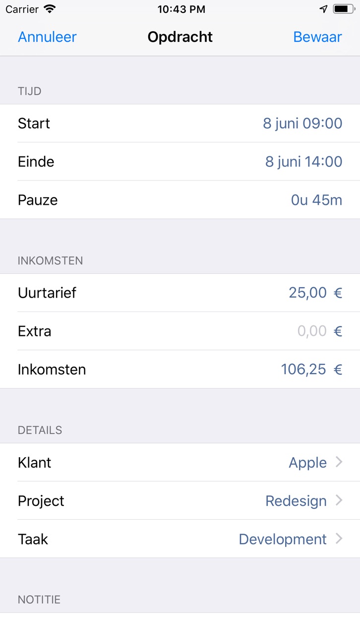 iPhone screenshot