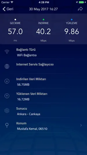 BTK Hız Testi: 4G 5G WiFi screenshot 4