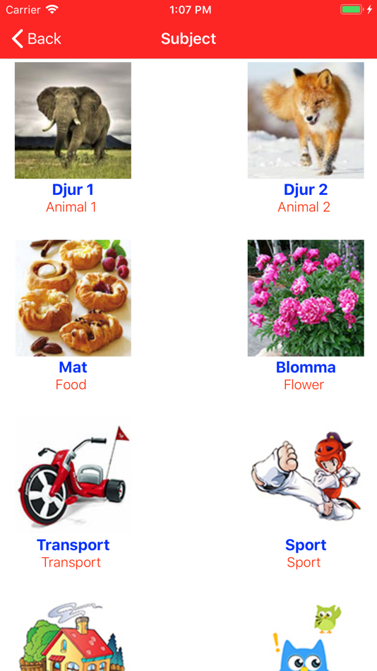 #3. Learn Swedish Voca (iOS) Podle: Duc Tang Van