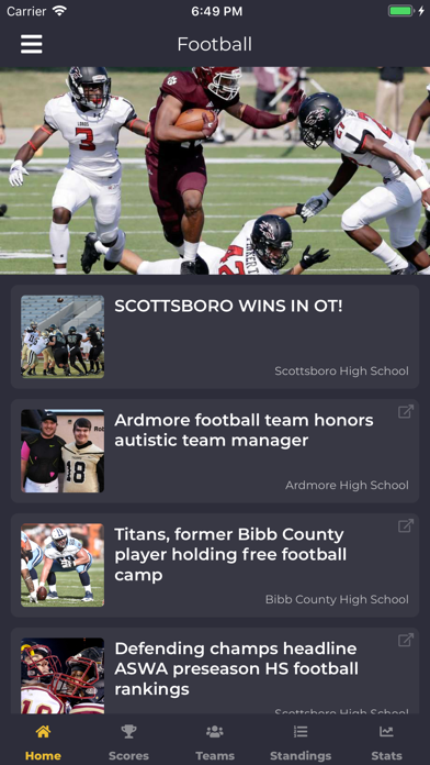 Screenshot #1 pour Pure Game Sports Network