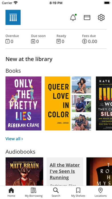 Kansas City Public Library Screenshot