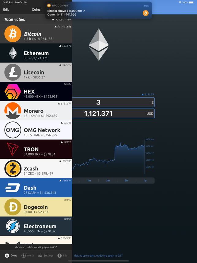 ‎Bitcoin Convert Screenshot