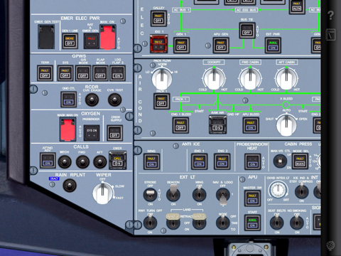 Acron A320 Cockpit Fam. iPad screenshot 4 - Education app