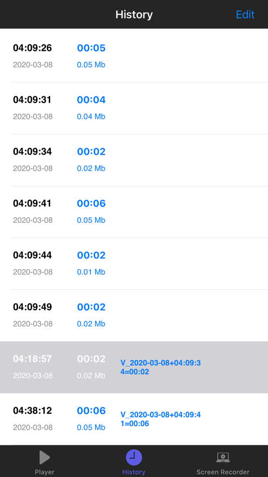 #3. Voice Recorder,Screen Recorder (iOS) Podle: Milad Fakhr