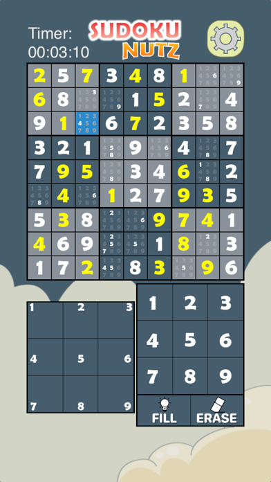 Sudoku Nutz app screenshot
